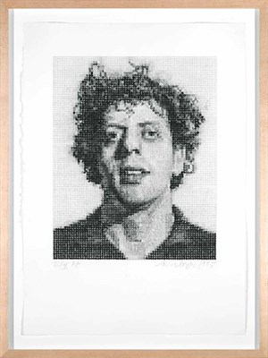 Lot 48 - Chuck Close (b. 1940) PHIL SPIT BITE Color...