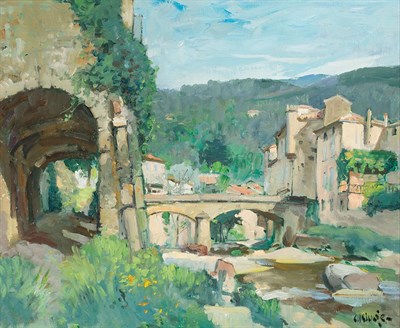 Lot 61 - Constantin Kluge French, 1912-2003 Les Arches...
