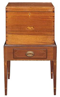 Lot 236A - Federal Style Inlaid Mahogany Cellaret With...