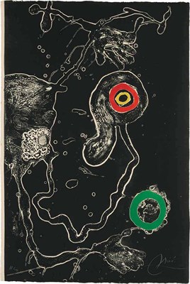 Lot 139 - Joan Miró BARCELONA (D. 598) Color etching,...