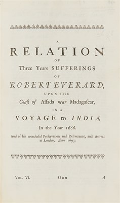 Lot 227 - [DEFOE, DANIEL] EVERARD, ROBERT. A relation of...