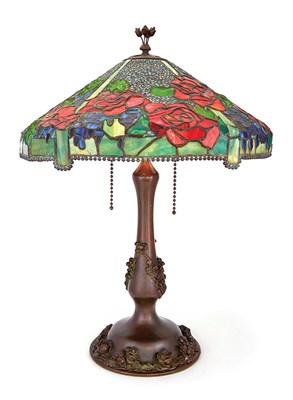 Lot 303 - Oscar Bach Studio Patinated-Metal and Leaded...