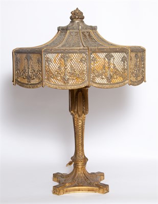 Lot 310 - Bradley & Hubbard Mfg. Co. Gilt White Metal...