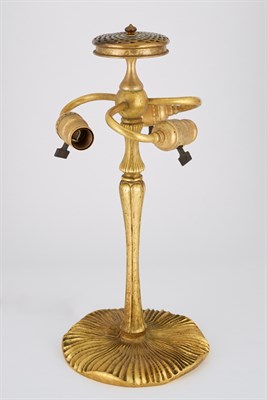 Lot 434 - Tiffany Studios Style Gilt-Bronze Inverted...