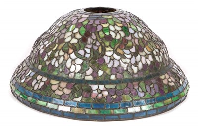 Lot 571 - Duffner & Kimberly Floral Decorated Leaded...