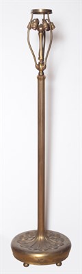 Lot 286 - Tiffany Studios Style Patinated-Metal Floor...