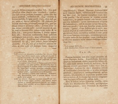 Lot 349 - MACHIAVELLI, NICCOLÒ Tutte le opere di Nicolo...