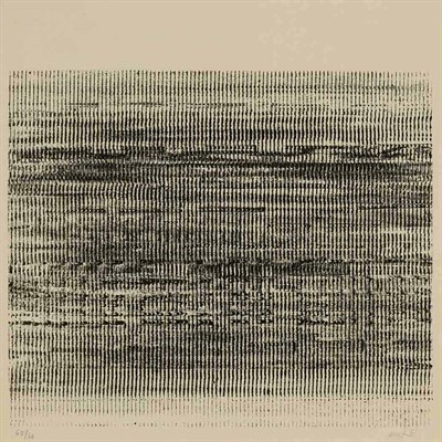 Lot 121 - Heinz Mack (b. 1931) VIBRATION Lithograph,...