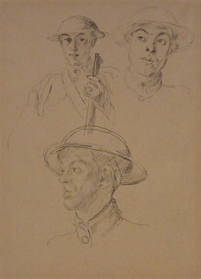 Lot 45 - Augustus Edwin John British, 1876-1961 Three...