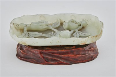 Lot 137 - Chinese Celadon Jade Brushwasher 19th Century...