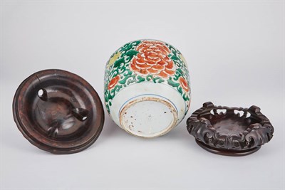 Lot 67 - Chinese Enameled Porcelain Vase Late Ming...