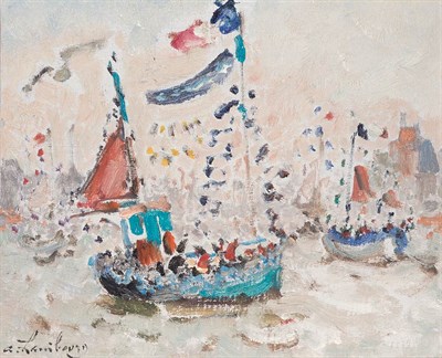 Lot 64 - Andre Hambourg French, 1909-1999 Jour de Fete...