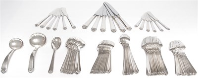 Lot 238 - Assembled Watson Co. Sterling Silver George II...
