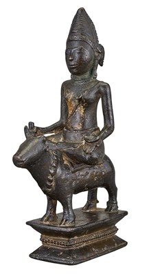 Lot 34 - Indian Bronze Shiva Mounted on Nandi 16th...