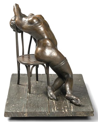 Lot 79 - Dario Morales Colombian, 1944-1988 Woman on a...