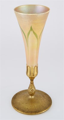 Lot 250 - Tiffany Studios Gilt-Bronze and Favrile Glass...