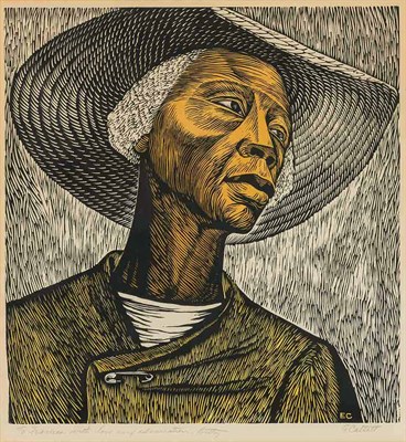Lot 30 - Elizabeth Catlett (1915-1912) SHARECROPPER...