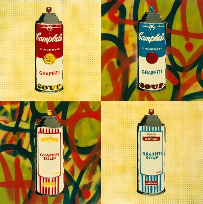Lot 30 - Rene Gagnon American, b. 1971 Graffiti Soup,...