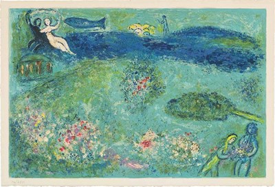Lot 41 - Marc Chagall LE VERGER (M. 341) Color...