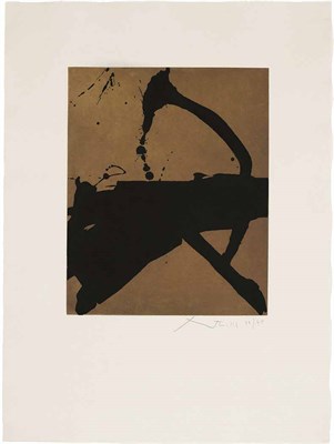 Lot 154 - Robert Motherwell (1915-1991) GESTURE II...