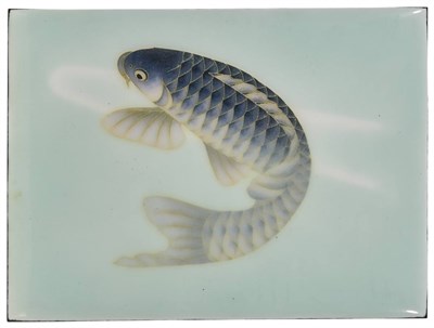 Lot 5 - Japanese Cloisonne Enamel Panel Meiji Period...