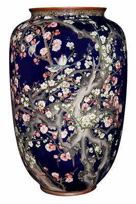 Lot 8 - Japanese Cloisonné Enamel Vase Meiji Period...