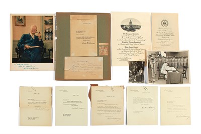 Lot 184 - [PRESIDENTS] HOOVER, HERBERT. Archive of...