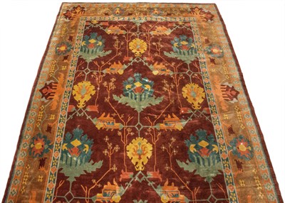 Lot 597 - Tibetan Carpet Nepal, contemporary Having an...