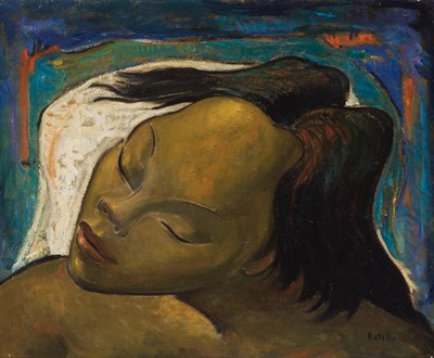 Lot 136 - Angel Botello Puerto Rican, 1913-1986 Woman...