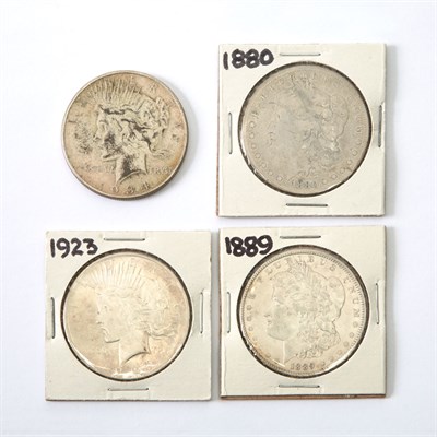 Lot 1177 - United States Silver Dollars Mixed lot of...