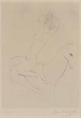 Lot 31 - Marc Chagall (1887-1985) L'ÉCUYÈRE (KORNFELD...