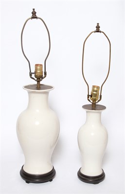 Lot 451 - Group of Four Chinese White Glazed Porcelain...