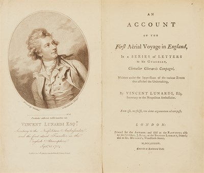 Lot 226 - [AEROSTATION] LUNARDI, VINCENZO. An Account of...