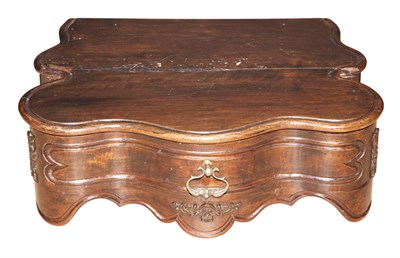 Lot 310 - Italian Rococo Style Dark Stained Walnut Table...