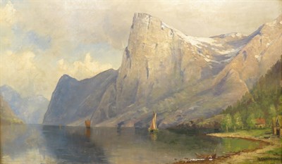 Lot 102 - 19th Century School Landscape with Boats Bears...