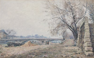 Lot 21 - Maximilien Luce French, 1858-1941 Le Pont de...