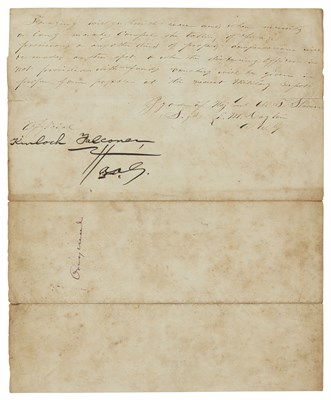 Lot 164 - [SHERMAN, WILLIAM TECUMSEH, Major General]...