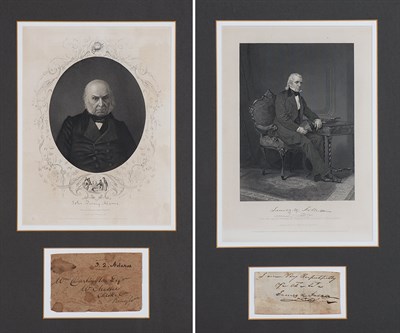 Lot 181 - [PRESIDENTS] Group of five signed items,...