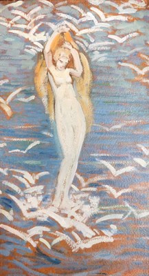Lot 2 - American School, 20th Century Study for Girl...