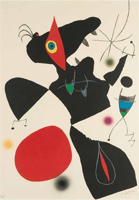 Lot 141 - Joan Miró ODA A JOAN MIRÓ (MOURLOT 906) Color...