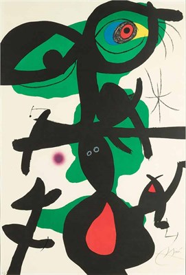 Lot 143 - Joan Miró ODA A JOAN MIRÓ (M. 911) Color...