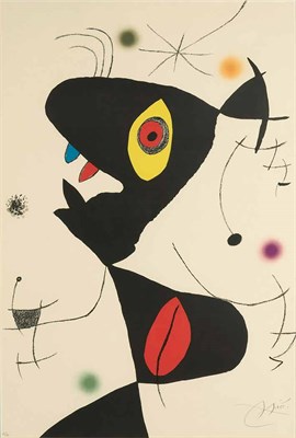 Lot 142 - Joan Miró ODA A JOAN MIRÓ (M. 908) Color...
