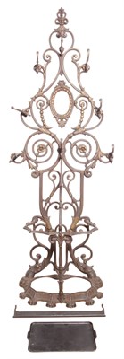 Lot 361 - Cast Iron Hall Stand Late 19th century Height...
