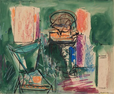 Lot 153 - Hans Hofmann German 1880-1966 Untitled Signed...