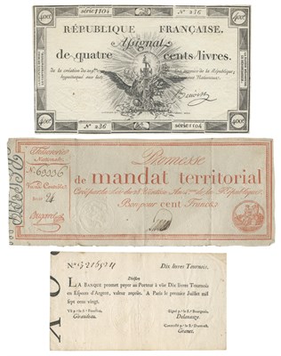 Lot 1082 - France Group of Nineteen Bank Notes Special...