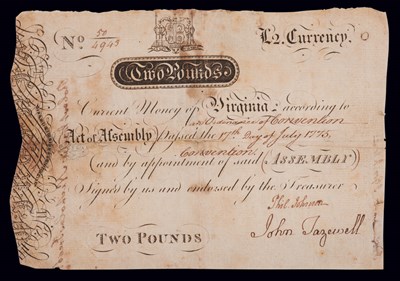 Lot 1126 - United States Virginia Colonial Currency 17...