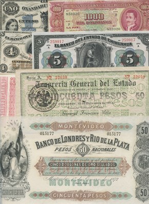 Lot 1101 - Central and South American Currency Group...