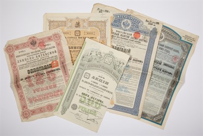 Lot 1068 - Russian Stock Certificate Group Selection of...
