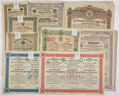Lot 1069 - World Stock and Bond Certificates Group of...