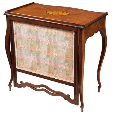 Lot 234 - George III Mahogany, Satinwood and Tulipwood...